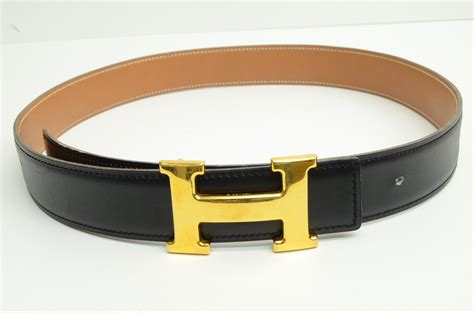 hermes mens black leather belt|Hermes belt outlet.